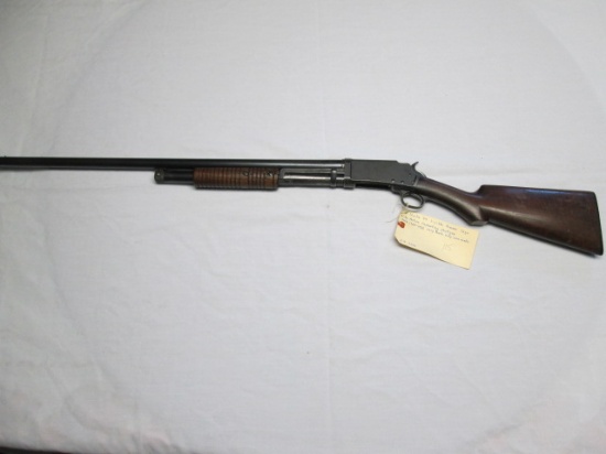 Marlin 12 ga M49 visible hammer, slide action, repeating shot gun mfg 1925-