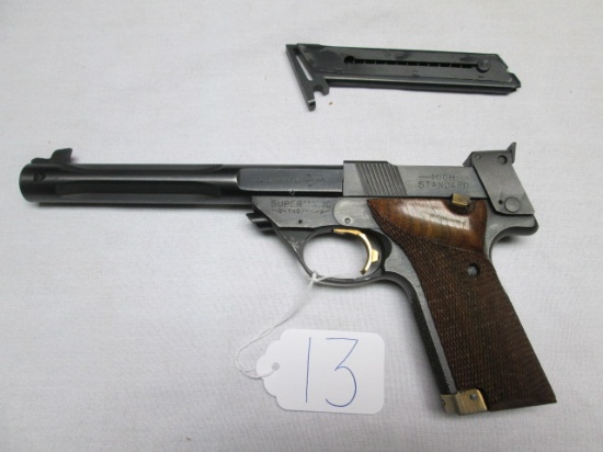 High Standard supermatic trophy .22 semi auto w/extra clip HL 83669