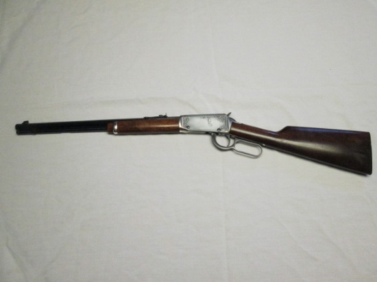Ithaca .22 LR M72 Deluxe lever action repeating rifle nickle plated receive