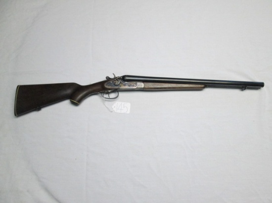 Pieper Stage Coach 12 ga dble barrel shot gun, engraved, case colored, rece
