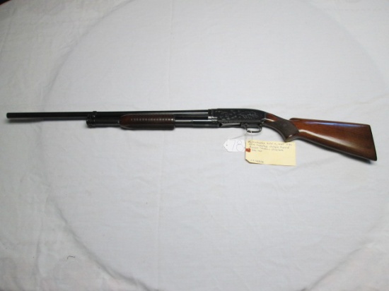 Winchester 12 ga slide action repeating M12 engraved receiver take down-shi