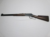 Winchester 30 WCF M94 lever action repeating rifle, buckhorn & hooded sight