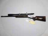 Remington Hepburn .22 single shot fall block, 1/2 oct & 1/2 rnd brl, cust t