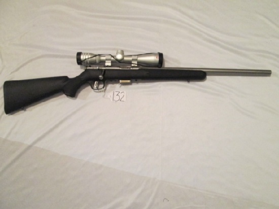 Savage M93 22WMR mag stnls hvy brl w/Redfield 3X9X42 (5 xtra mags) PBFC10913