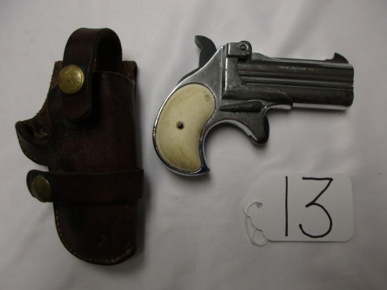 Derringer dble barrel 38 special pistol-Germany w/holster SN 56281