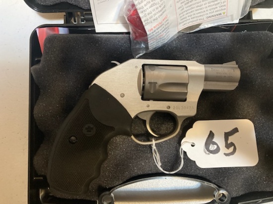 Charter Arms On Duty 38 Sp stub nose dbl act 5 rnd cyl rbr grips New SN 21L