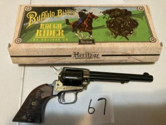 Heritage Rough Rider Wild West Buffalo Bill 6Â½â€ brl 6 rnd New SN  1BH529