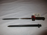 bayonet w/steel sheath 84088