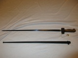 French Lebel m 1886/93/16 bayonet w/sheath