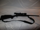 New England Firearms 17 HMR Sportster sgle sht w/Redfield 4X12 scope, sling