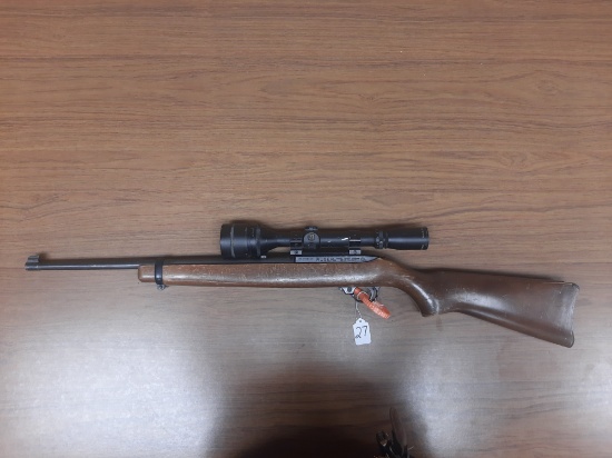 Ruger 10/22 rifle w/3x12 Burris Scope SN 254-58338