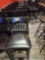 9)black wood pub/bar chiars- 1 has padded seat