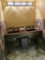 bathroom contents-sink, mirror