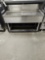 stainless steel sink w/drain rack in portable bar