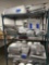 3 rows of steam table pans-half pans, qtr pans, eighth pans & lids