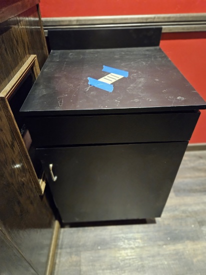 black cabinet