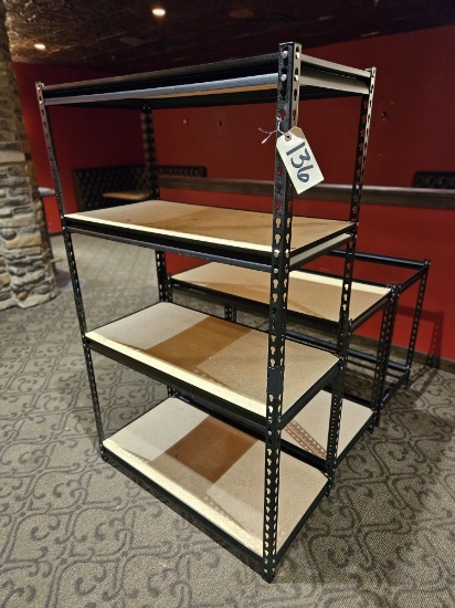 3)shelving units