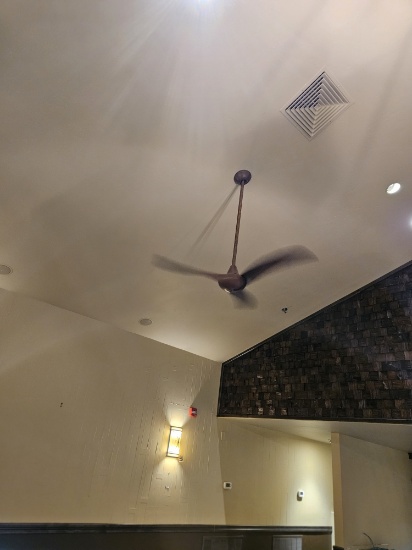 3)ceiling fans