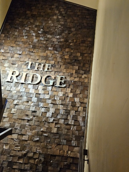 "The Ridge" lettering