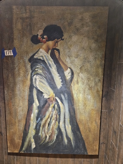 large picture of lady