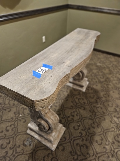 17"x60" console table