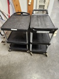 Rubbermaid X-tra utility cart & Metro utility cart