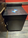 black cabinet