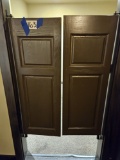 double bar swinging doors