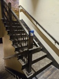 stairway hand railing