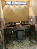 bathroom contents-sink, mirror