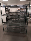 3)Metro green shelving