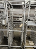 end load bun/sheet pan racks on wheels w/1)full sheet