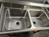 stainless steel double sink