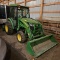 2014 JD 3046R tractor 228 hrs w/JD H165 loader, 665 JD tiller, 6’ Buhler Fa