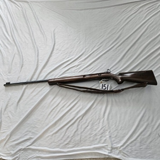 Winchester .22 M75 bolt Heavy barrel, Lyman peep site 2399