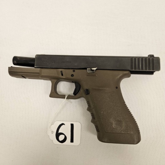Glock 21 .45 auto SN NEK603
