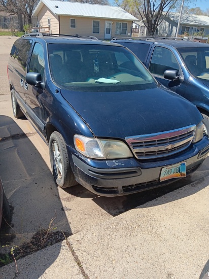 2003 Chevy Venture van (Blue)-3.4L. AWD VIN 1GNDV03E53D169543