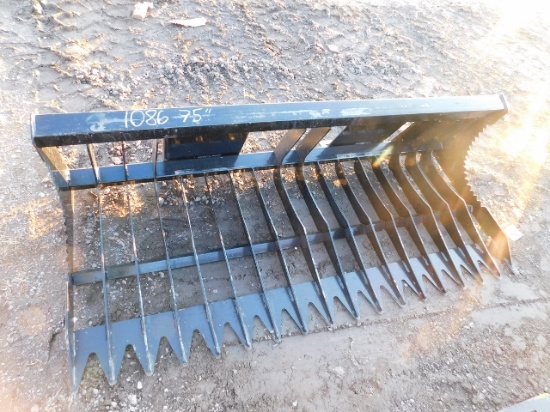 75" Skid Steer Rock Bucket