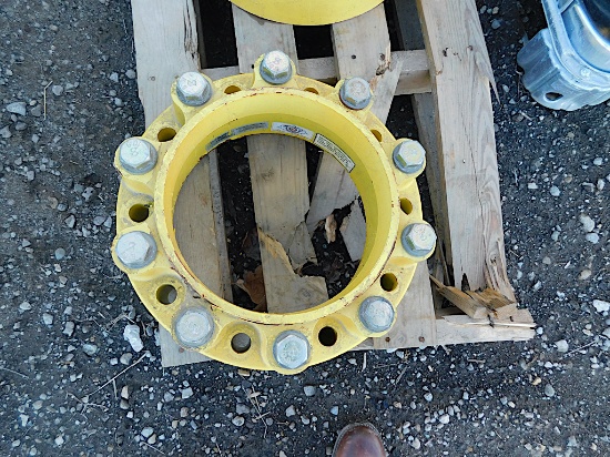 Two John Deere 10 bolt hub extentions