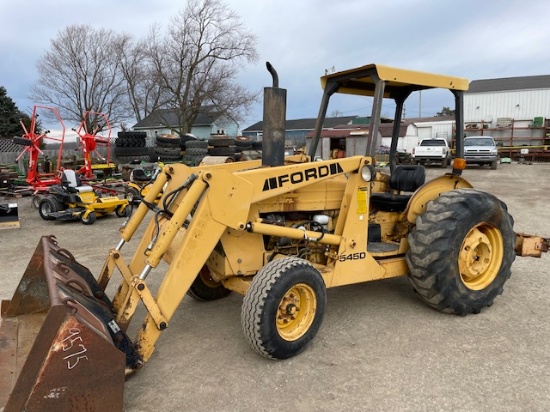 FORD 545D SCRAPER TRACTOR W/ LOADER