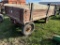 WOODEN WAGON WITH SIDES