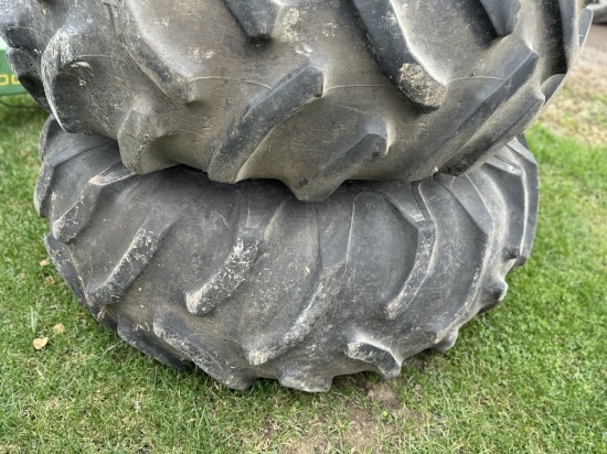 PR OF 23.1X26 ON JD COMBINE RIMS