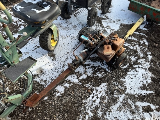 SMALL GAS POWERED LOG SPLITTER
