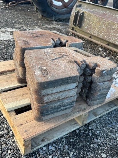 12 ALLIS CHALMERS SUITCASE WEIGHTS