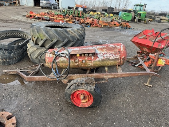 PROPANE TANK ON TRAILER
