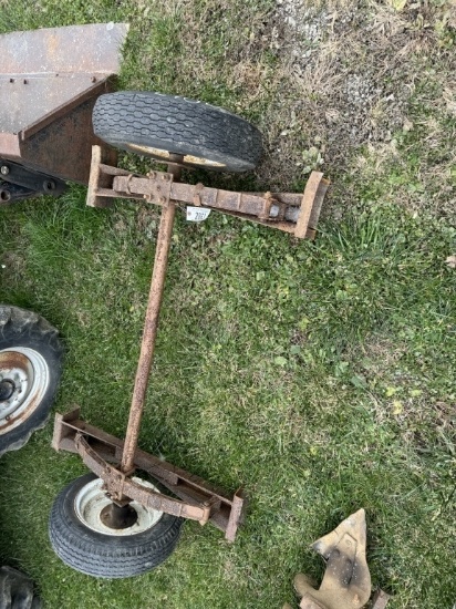 2 WHEEL AXEL WITH SPRINGS