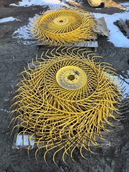 (12) WHEELS OF NH HAY RAKE