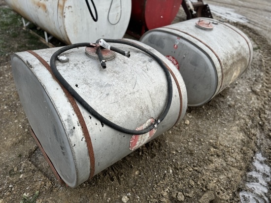 PAIR OF CHEMFARM SADDLE TANKS