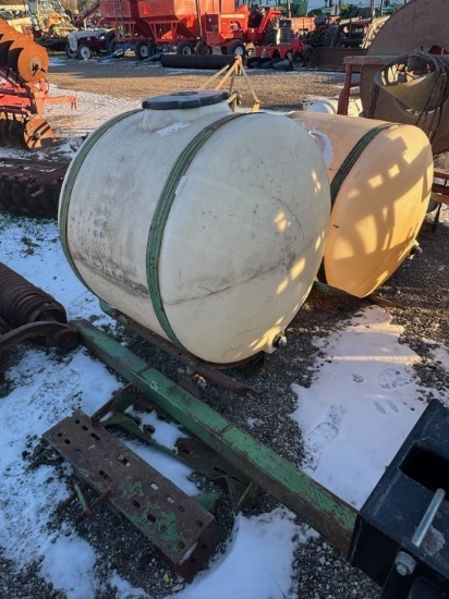(2) JD SADDLE TANKS