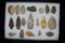 Lot Of Approximately 19 Arrowheads, Central Kentucky